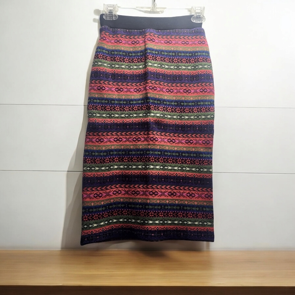Moon Collection knit skirt small. Waist 24in/ length 25in